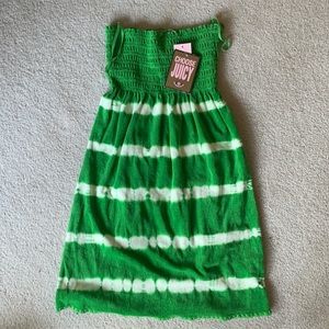 NWT Juicy Couture tie dye beach coverup dress S